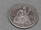 US Coins SCARCE 1888 Seated Liberty Silver Dime NR #T860