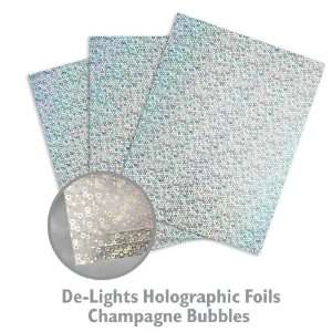  De Lights Holographic Foils Champagne Bubbles Paper   25 