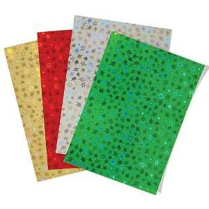   Off The Press   Holographic Stars Paper Pack Arts, Crafts & Sewing
