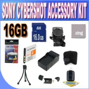  Sony Cyber Shot Dsc w510/w530/560/570 16GB Accessory Kit 