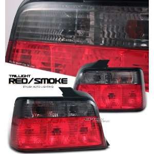 92 98 BMW E36 4 Door Tail lights   Red Smoke Automotive