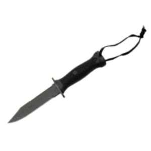  Ontario Knives 497 Navy Combat Fixed Blade Knife with Black 