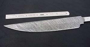 Tiger Damascus IDAHO TOOTHPICK blade blank  