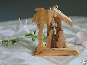 Olive Wood Olivewood Christmas Nativity Ornament A  