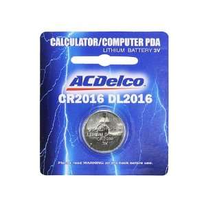   ACDelco CR2016 Lithium 3 Volt Button Cell Battery 1 Pack Electronics