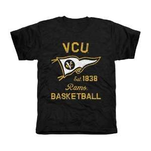 VCU Rams Pennant Sport Tri Blend T Shirt   Black Sports 