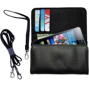  Black Purse Hand Bag Case for the Samsung i9100 with both 
