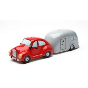 Volkswagen Car and Airstream Camper Magnetic Salt & Pepper 