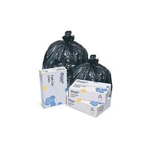  Black Linear Low Density Waste Can Liners, Extra 