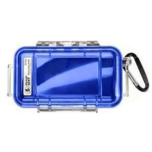  Pelican 1015 Micro Case   Blue with Clear Lid Everything 