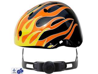 Flammen Bmx Skater Inliner Helm Fahrradhelm Tüv / GS M  