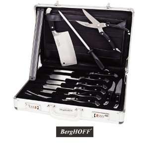 Berghoff Ergonomic Knife Set with Travel Case   12 Piece 