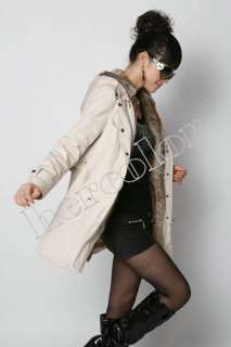 NEW Womens thicken fleece Coat Jacket Womens Outerwear Size S/M/L/XL 