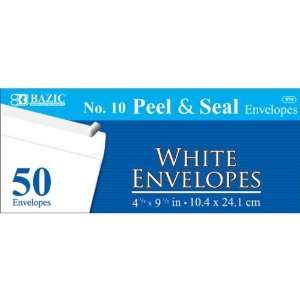  Bazic 574  24 10 Peel and Seal White Envelope  Pack of 24 