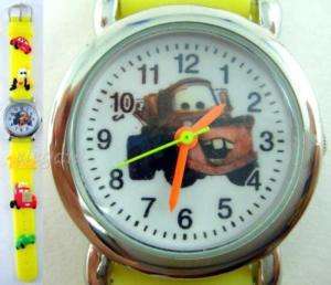 Disney Cars Mater Armbanduhr Kinder Uhren Watch Gelb  
