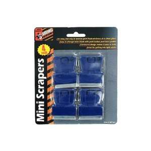  72 Packs of 4 Pack miniauture scrapers 