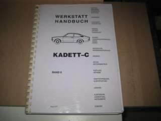 Werkstatthandbuch Opel Kadett C Band 2 in Nordrhein Westfalen 