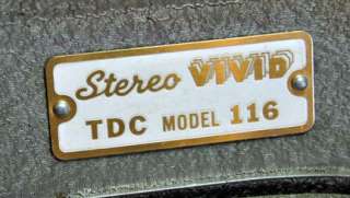 TDC Stereo Projector Model 116.  