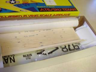 STERLING MODELS AT6/SNJ TEXAN FF MODEL AIRPLANE KIT **  