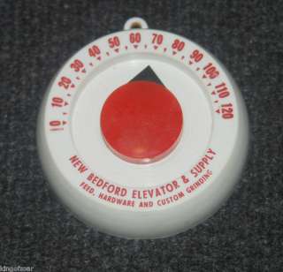 New Bedford Elevator & Supply Feed Hardware Thermometer  