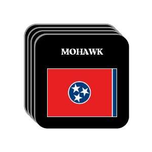 US State Flag   MOHAWK, Tennessee (TN) Set of 4 Mini Mousepad Coasters