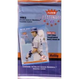  2002 Fleer Platinum MLB (Major League Baseball) HOBBY PACK 