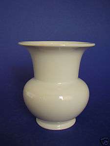 Small midcentury white vase, KPM Berlin scepter mark  