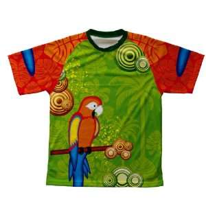 Parrot Paradise Technical T Shirt for Women  Sports 