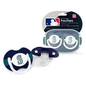  Seattle Mariners Pacifier   2 Pack Baby