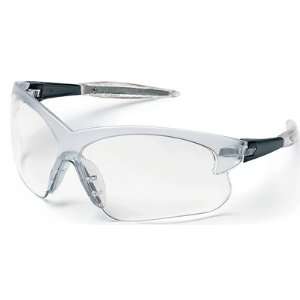  Deuce Small Safety Glasses With Smoke Temples And Clear 