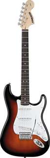 Starcaster by Fender Stratocaster Electric Guitar   3 Tone Sunburst 