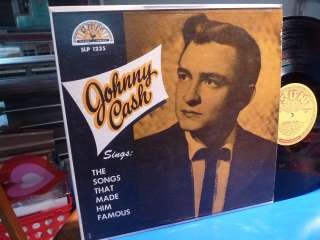 CASH JOHNNY Sings Songs That Made Him Famous SUN label DG10  