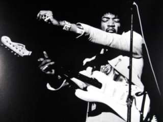 Jimi Hendrix Guitar by Linda McCartney Rare Poster  