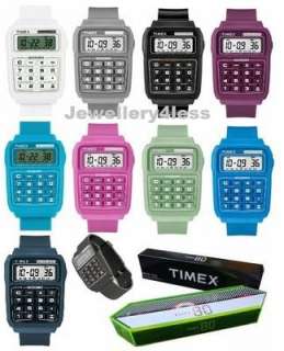 RRP £79.99   Timex 80 Retro Calculator 80s Digital Watch INDIGLO 