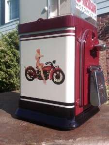 Vintage Victor Topper *Indian Motorcycle* Gumball Candy Peanut machine 