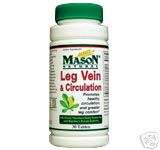 LEG VEIN & CIRCULATION HERBAL FORMULA BY MASON 1X30  