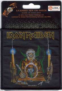 IRON MAIDEN EDDIE CRYSTAL BALL SEW ON WOVEN PATCH NEW   