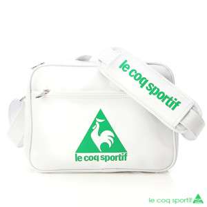BN Le coq sportif Unisex Messenger Shoulder Bag White  