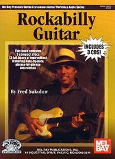 Rockabilly Guitar Fred Sokolow Tab Book 3 Cd Set NEW  
