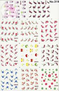   220 NAIL IMAGES IN 1 NAIL ART TATTOOS STICKER WATER DECAL L  