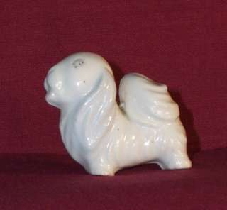 JAPAN Japanese Chin Vintage stylized ceramic dog figurine  