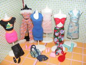 Genuine Barbie clothes & accessories __15+ items__C2  