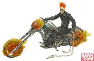 12 Ultimate GHOST RIDER w Flame Cycle Marvel Legends Icons MIB Huge 