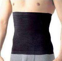 Men Body Shaper Slimming Abdomen Belt Undershirt Black  