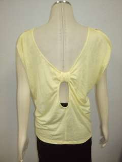 NWT HARMONIC Pink knot back dolman blouse $97 Top S M L  
