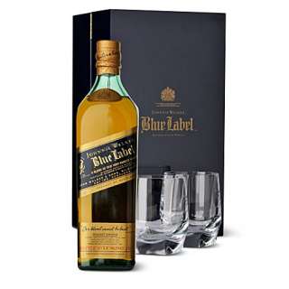 Blue Elite gift pack 700ml   JOHNNIE WALKER   Bourbon & whisky 
