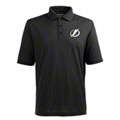 Tampa Bay Lightning Black Pique Extra Light Polo Shirt