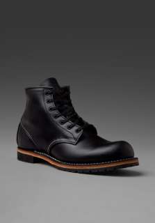 RED WING SHOES Beckman 6 Classic Round in Black Featherstone at 