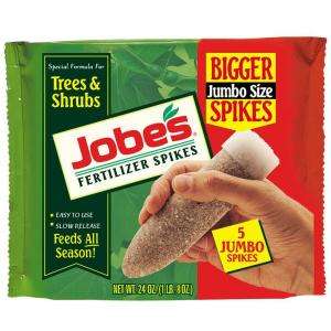 Jobes Tree Fertilizer Spikes 5 Pack 01000  