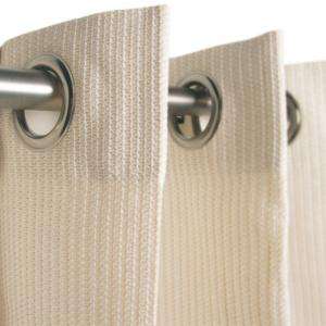 Coolaroo Pebble Exterior Grommet Top Shear Curtain 454753 at The Home 